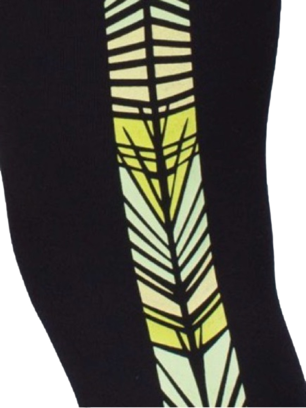 2014 Lululemon Wunder Under Crop (Print) *Full-On Luon
Black / Green - Picture 3 of 7